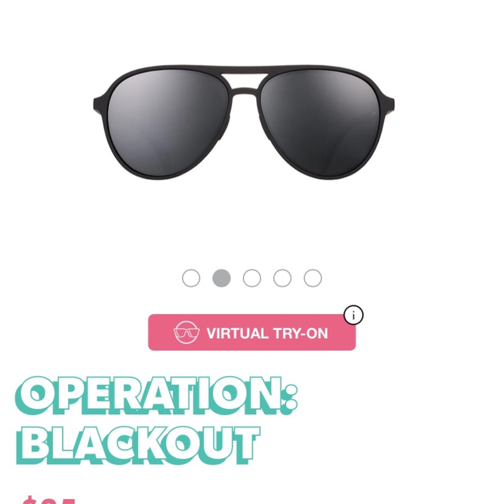 Goodr Mach G Aviators (Operation Blackout)